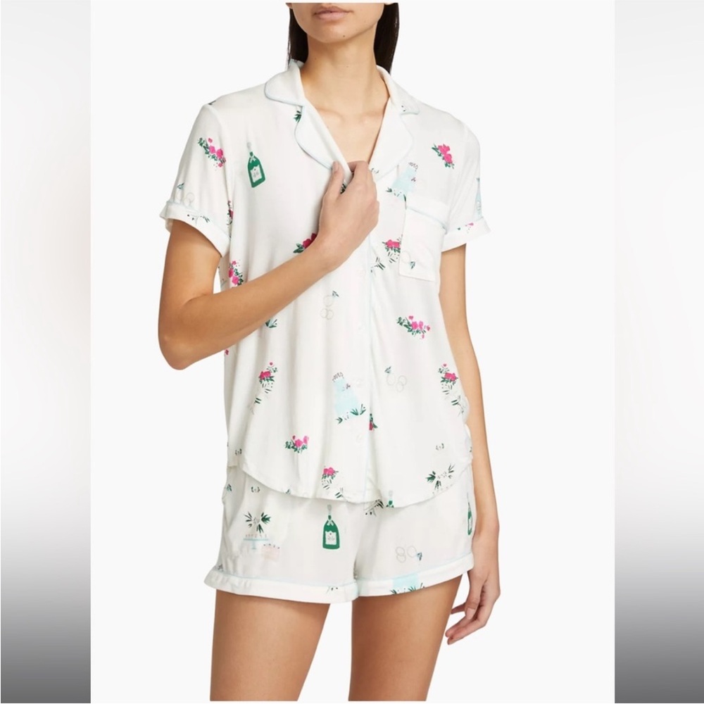 Kate Spade New York Bridal Wedding Celebration Short Pajama PJ Set in Sz Small